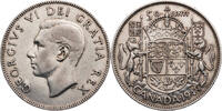 Kanada 50 Cents 1949 George VI. (1936-1952) - Kursm&uuml;nze (1948-1952) ss-v... 21.36 &pound;  +  12.82 &pound; shipping