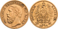 Kaiserreich, Baden 10 Mark 1873 G Friedrich I. (1856-1907) - Kursm&uuml;nze (... 534.09 &pound;  +  21.36 &pound; shipping