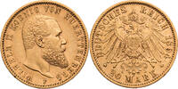 Kaiserreich, Württemberg 20 Mark Wilhelm II. (1891 bis 1918) - Kursmünze (1894-1914) -