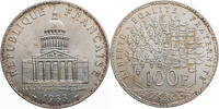 Frankreich, 5. Republik 100 Francs Pariser Panthéon -
