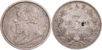 Südafrika 3 Pence Kursmünze (1892-1897) -