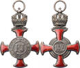 Österreich, Kaiserreich Orden Franz-Joseph Orden, Silbernes Verdienstkreuz mit Krone, 3. Klasse -