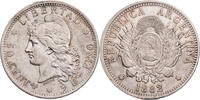 Argentinien 50 Centavos Kursmünze (1881-1883) -