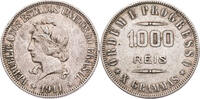 Brasilien 1000 Reis Kursmünze (1906-1912) -