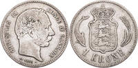 D&auml;nemark 1 Krone 1875 CS Christian IX. (1863-1906) - Kursm&uuml;nze (1875-189... 25.39 &pound;  +  12.70 &pound; shipping