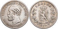 Norwegen 1 Krone Oscar II. (1872-1907) - Kursmünze (1877-1904) -