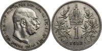 Österreich-Ungarn 1 Korona Franz Josef I. (1848-1916) - Kursmünze (1912-1916) -