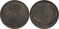 Dänemark 2 Öre Christian IX. (1863-1906) -