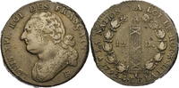 Frankreich, Konstitutionelle Monarchie 12 Deniers Ludwig XVI (1774-1792) - Kursmünze (1792-1793) - Straßburg -