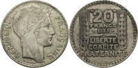 Frankreich, 3. Republik 20 Francs Kursmünze (1929-1939) -