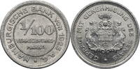 Deutschland, Hamburg 1/100 Verrechnungsmarke o.J. (1923) Staatliches Not... 6.07 £ Tax included +  8.68 £ shipping