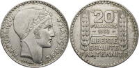 Frankreich, 3. Republik 20 Francs Kursmünze (1929-1939) -