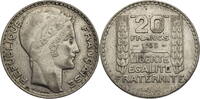 Frankreich, 3. Republik 20 Francs Kursmünze (1929-1939) -