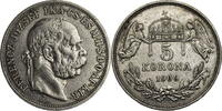 Ungarn 5 Korona (Corona) Franz Josef I. (1848-1916) - Kursmünze (1900-1909) -