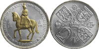 Großbritannien 5 Shillings Auf die Krönung Elizabeth II. -