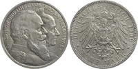 Kaiserreich, Baden 5 Mark Friedrich I. (1856-1907) - Zur Goldenen Hochzeit am 20.09.1906 -