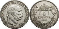 Ungarn 5 Korona Franz Josef I. (1848-1916) - Kursmünze (1900-1909) -