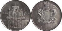 Malta 4 Liri (Maltesisches Pfund) Cottonera Gate -