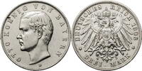 Königreich, Bayern 3 Mark Otto (1886-1913) - Kursmünze (1908-1913) -