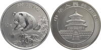 China, Volksrepublik 10 Yuan 1 Oz Silber Panda - large Date Plain -