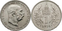 Österreich, Kaiserreich 1 Krone Franz Joseph (1848-1916) - Kursmünze (1912-1916) -