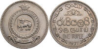 Ceylon 1 Rupie Elisabeth II. (1952-2022) - Kursmünze (1963-1971) -