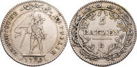 Schweiz, Helvetische Republik 5 Batzen Kursmünze (1799-1802) -