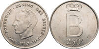 Belgien 250 Francs Auf das silberne Regierungsjubiläum von Baudouin - flämische Legende -