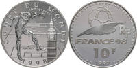 Frankreich, 5. Republik 10 Francs Auf die Fußballweltmeisterschaft 1998 - England -