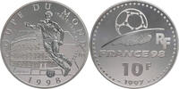 Frankreich, 5. Republik 10 Francs Auf die Fußballweltmeisterschaft 1998 - Italien -