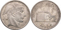 Belgien 20 Francs Baudouin (1951-1993) - Kursmünze (1948-1955) - Französische Legende -