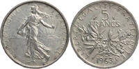 Frankreich, 5. Republik 5 Francs Semeuse - Kursmünze (1959-1969) -
