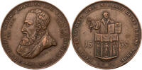 Leipzig Medaille Auf 300 Jahre Reformation - Heinrich der Fromme / Martin Luther v. Johann Riedel -