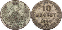 Polen 10 Groszy Nikolaus I. (1825-1855) - Kursmünze (1826-1841) -