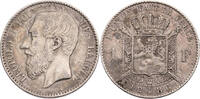 Belgien 1 Franc Leopold II. (1865-1909) - Kursmünze (1886-1887) -