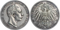 Kaiserreich, Preussen 3 Mark Wilhelm II. (1888-1918) - Kursmünze (1905-1912) -