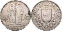Slowakei 20 Korun St. Kyrill und St. Methodius -