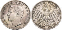 Kaiserreich, Bayern 3 Mark Otto (1886-1913) - Kursmünze (1908-1913) -
