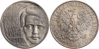 Polen, Volksrepublik 10 Zloty Maria Skłodowska-Curie -