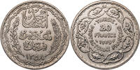 Tunesien 20 Francs Ahmad II. (1929-1942) - Kursmünze (1939-1942) -