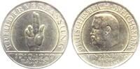 Weimarer Republik 3 Reichsmark 1929 A Schwurhand vz 29.58 &pound;  +  12.65 &pound; shipping
