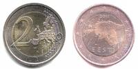 Estland 2 Euro Landkarte -
