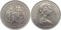 Gibraltar 25 New Pence Silberhochzeit -