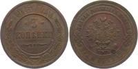 Russland Zar Nikolaus II. (1894 - 1917) 3 Kopeken 1915 ss-vz