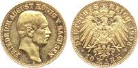Sachsen 10 Mark König Friedrich August III. von Sachsen (1904-1918) -