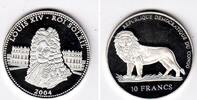 Kongo 10 Francs König Louis / Ludwig XIV. - Schloß Versailles -