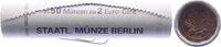 Deutschland - BRD 50x 2 Cents 2 Cents kompltte Rolle -