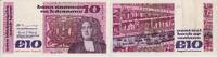 Irland, Republik 10 Pounds Banknote - Irland - 1979 - 10 Pounds - Stadtplan - Segelschiffe - Jonathan Swift -