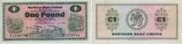 Irland, Nord 1 Pound Banknote - Irland - 1970 - 1 Pound - Hafen - Weberei - Northern Bank Ltd. -