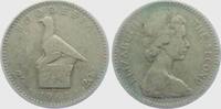 Rhodesien 2 Shilling + 20 Cents Fischadler - Adler - Vogel - Greifvogel -